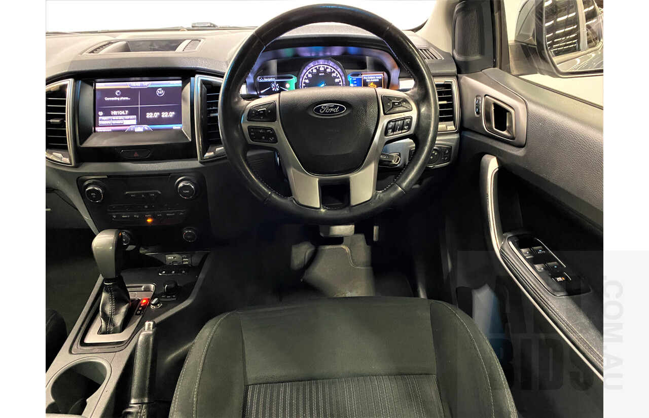 6/2016 Ford Ranger XLT 3.2 (4x4) PX Dual Cab Utility Silver 3.2L