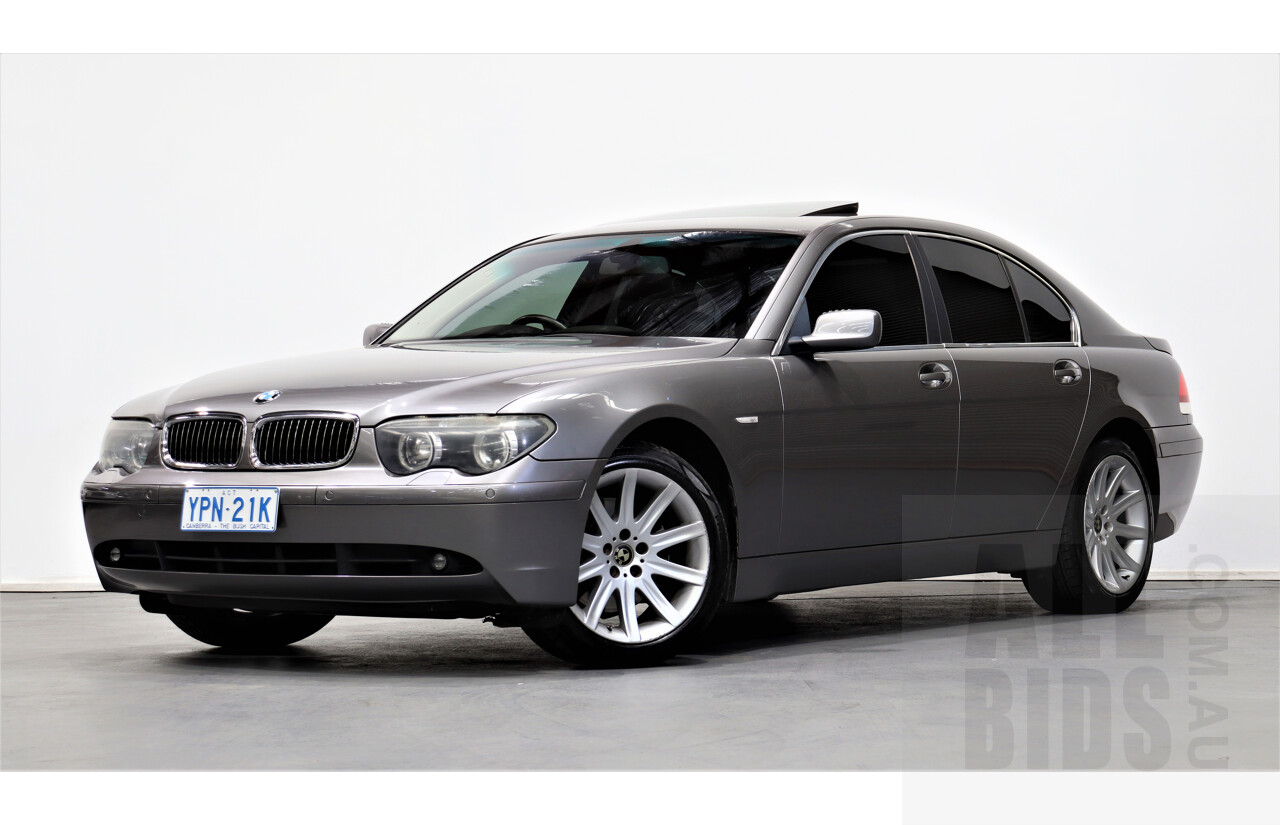 11/2002 Bmw 745i E65 4d Sedan Grey 4.4L V8