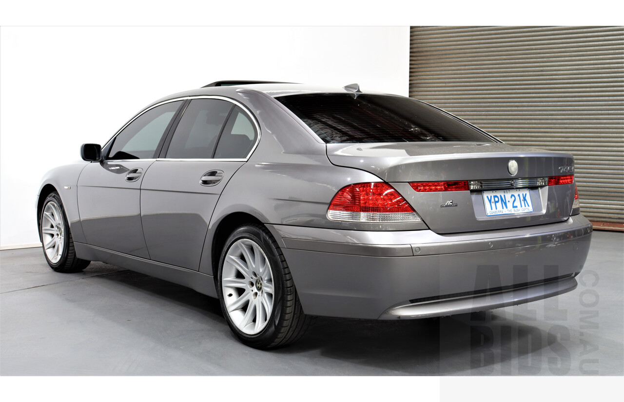 11/2002 Bmw 745i E65 4d Sedan Grey 4.4L V8