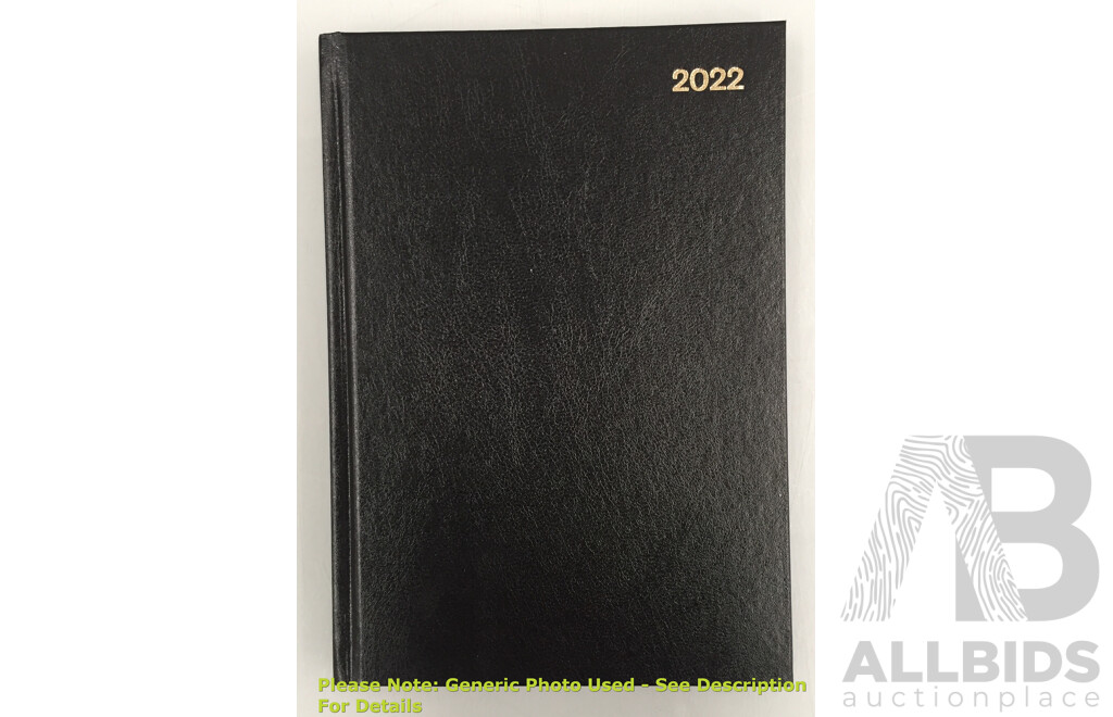 Winc 2022 Recycled Diary A5 Week to View (Box of 40) - Lot of 2 - Total ORP $268.80