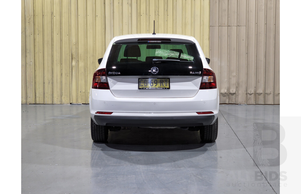 2/2016 Skoda Rapid Spaceback 92 TSI NH MY16 4d Wagon White 1.4L Turbo