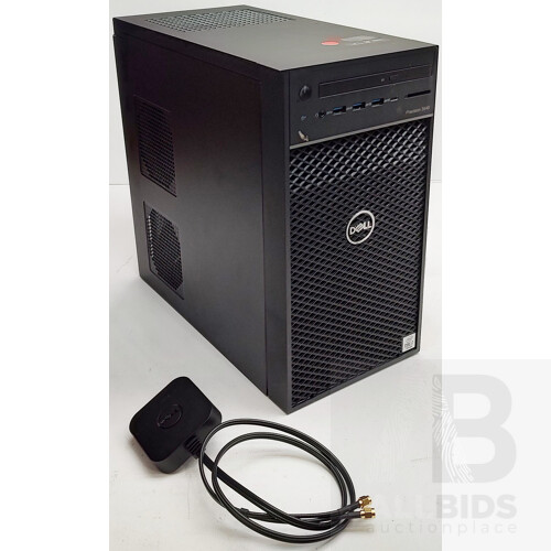 Dell Precision 3640 Intel Core i7 (10700K) 3.80GHz-5.10GHz 8-Core CPU Nvidia Quadro P1000 4GB GDDR5 Desktop Computer - 11 Months OEM Warranty Remaining