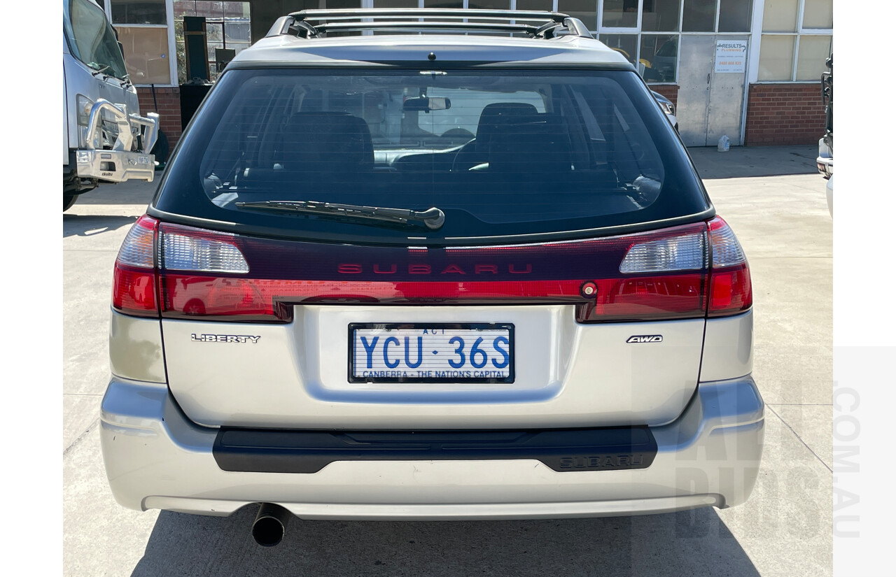 1/2001 Subaru Liberty Heritage (awd) MY01 4d Sedan Silver 2.5L