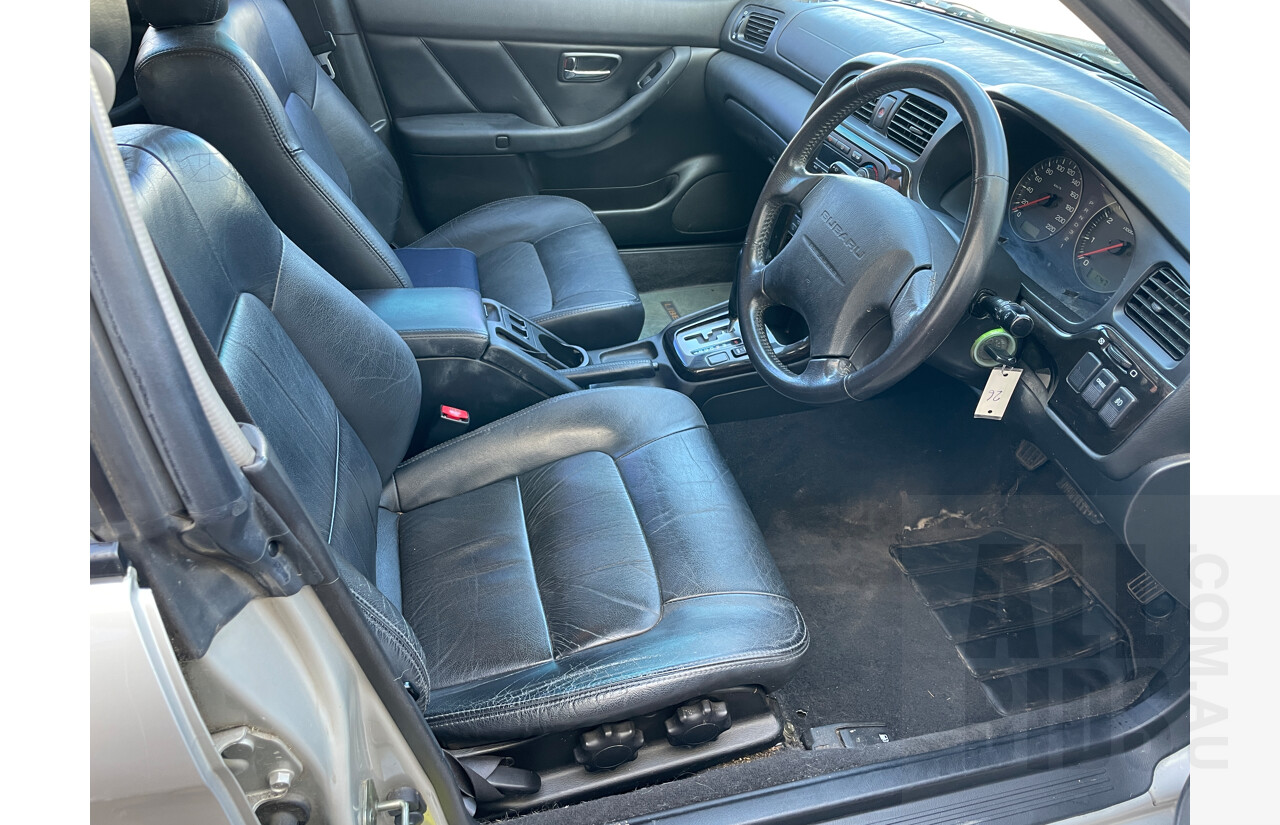 1/2001 Subaru Liberty Heritage (awd) MY01 4d Sedan Silver 2.5L