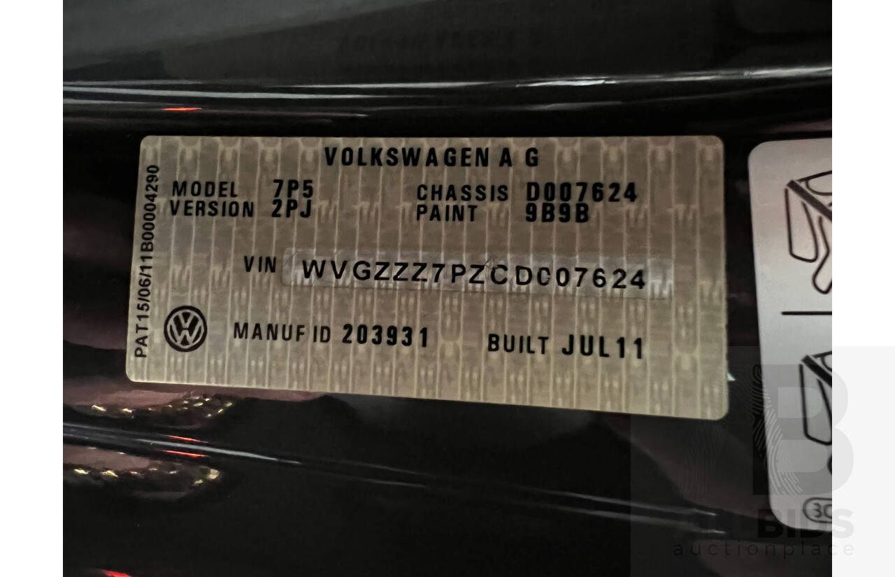9/2011 Volkswagen Touareg V6 TDI 4xmotion MY11 4d Wagon Grey 3.0L Turbo Diesel