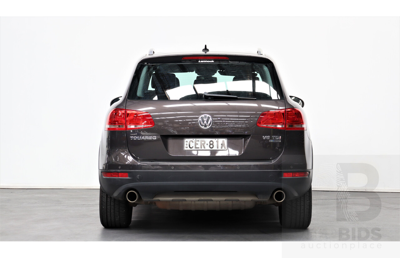 9/2011 Volkswagen Touareg V6 TDI 4xmotion MY11 4d Wagon Grey 3.0L Turbo Diesel