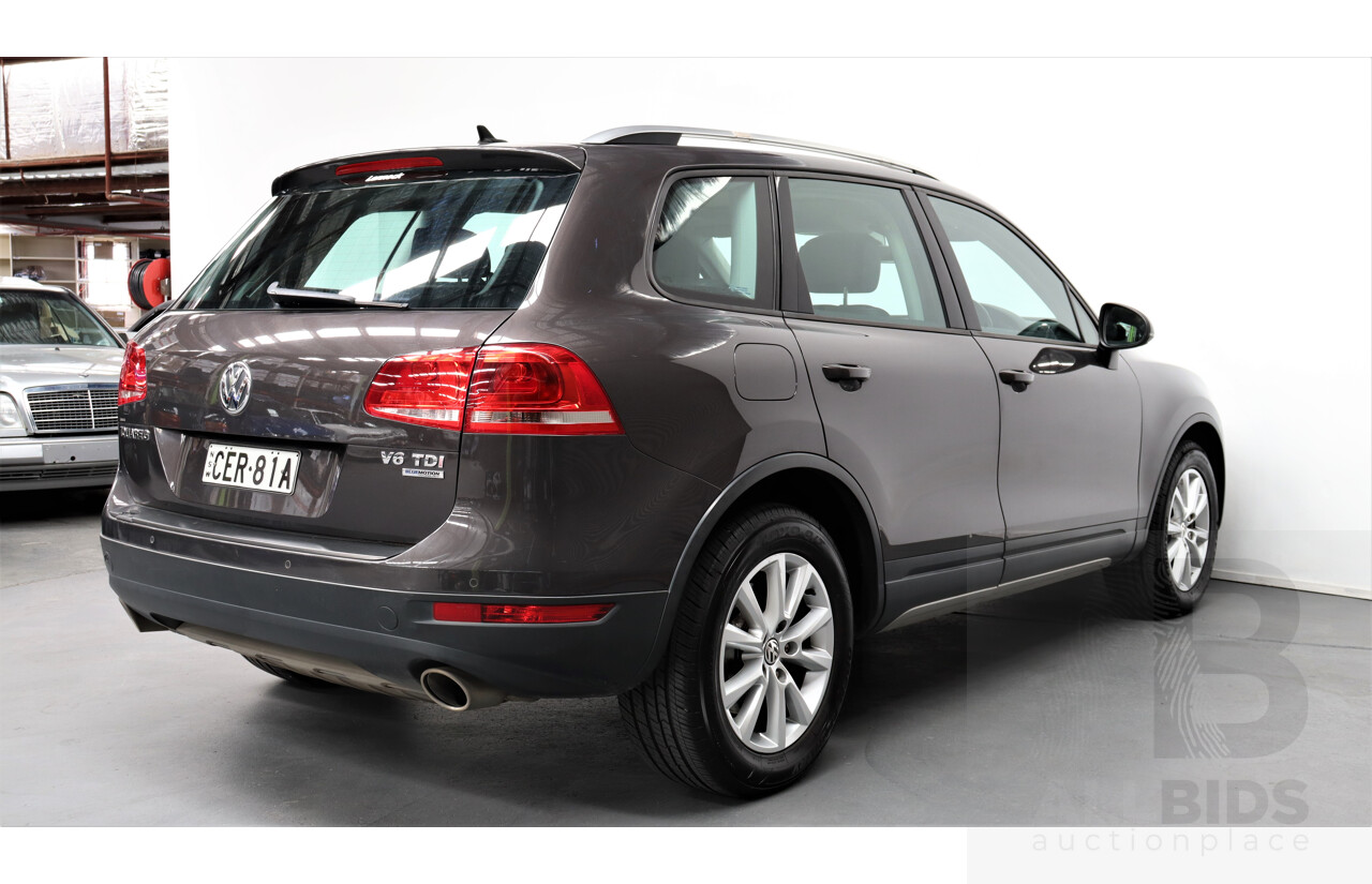 9/2011 Volkswagen Touareg V6 TDI 4xmotion MY11 4d Wagon Grey 3.0L Turbo Diesel