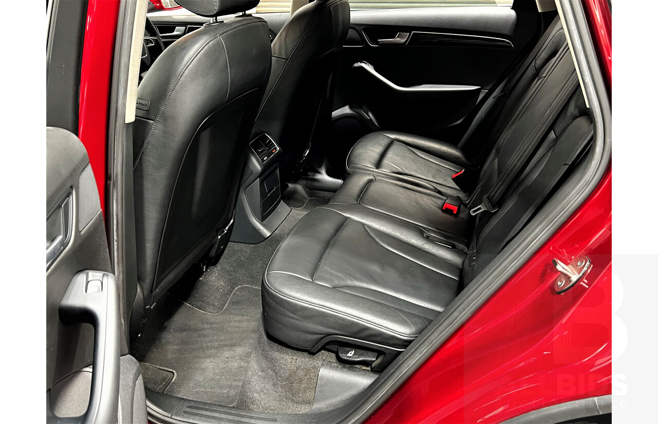 4/2011 Audi Q5 3.0 TDI Quattro 8R MY11 4d Wagon Maroon 3.0L