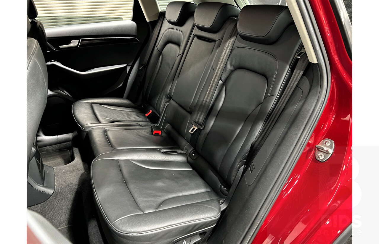 4/2011 Audi Q5 3.0 TDI Quattro 8R MY11 4d Wagon Maroon 3.0L