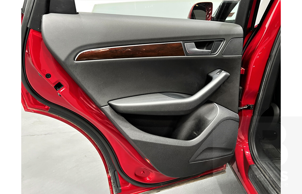 4/2011 Audi Q5 3.0 TDI Quattro 8R MY11 4d Wagon Maroon 3.0L