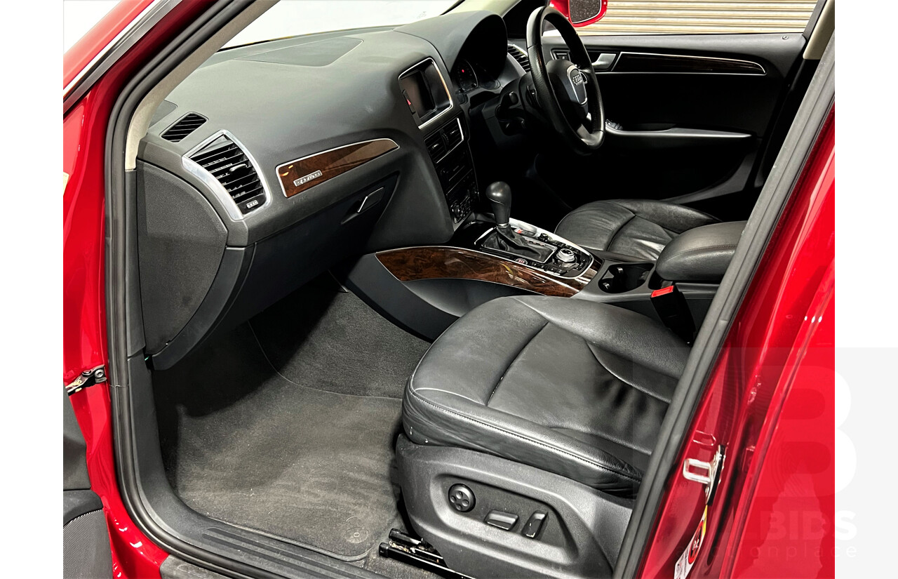 4/2011 Audi Q5 3.0 TDI Quattro 8R MY11 4d Wagon Maroon 3.0L