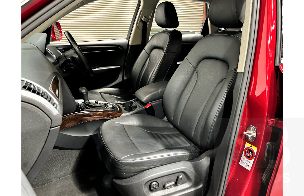 4/2011 Audi Q5 3.0 TDI Quattro 8R MY11 4d Wagon Maroon 3.0L