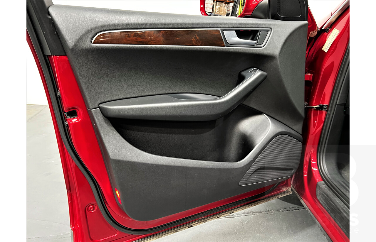 4/2011 Audi Q5 3.0 TDI Quattro 8R MY11 4d Wagon Maroon 3.0L