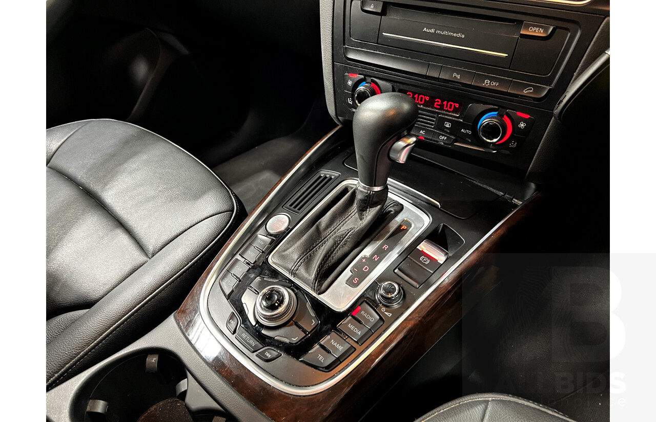 4/2011 Audi Q5 3.0 TDI Quattro 8R MY11 4d Wagon Maroon 3.0L