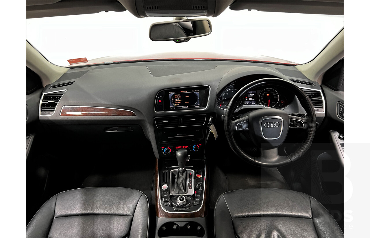 4/2011 Audi Q5 3.0 TDI Quattro 8R MY11 4d Wagon Maroon 3.0L