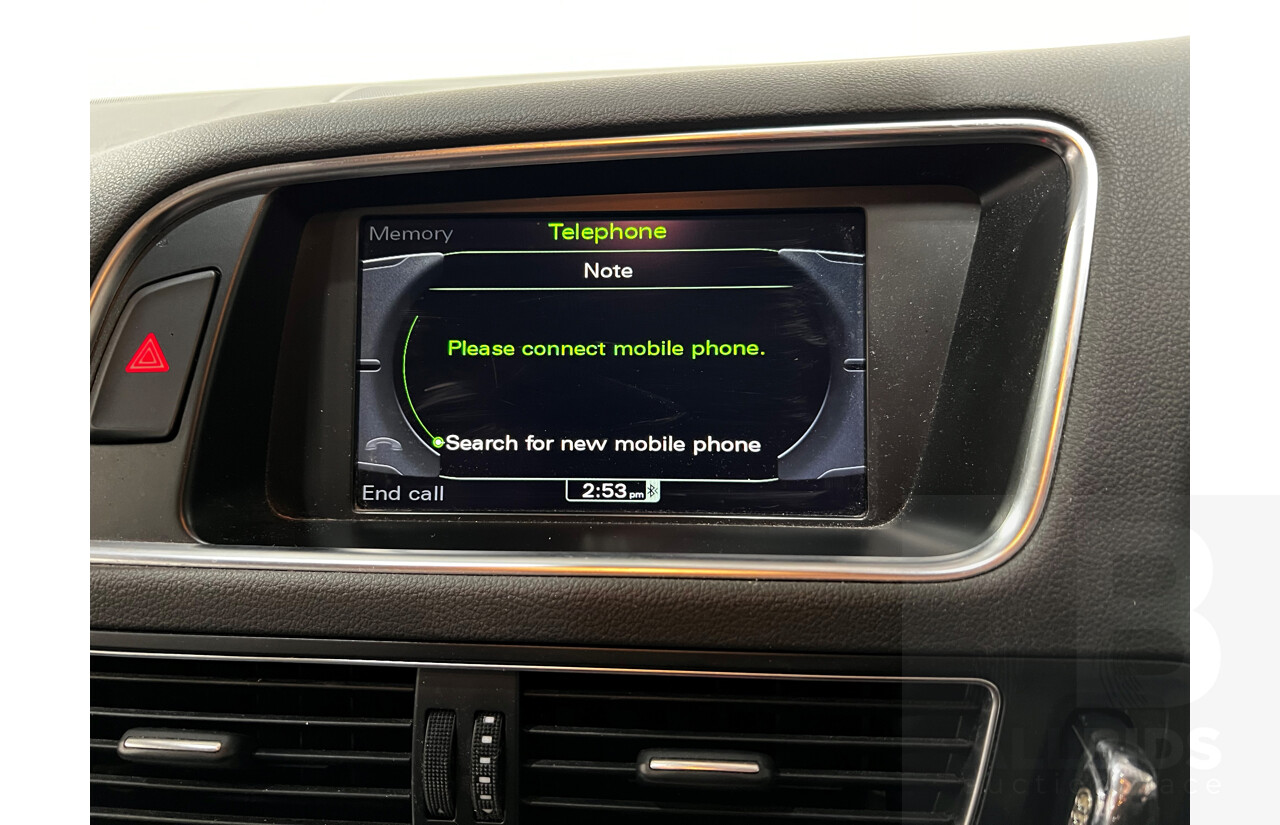 4/2011 Audi Q5 3.0 TDI Quattro 8R MY11 4d Wagon Maroon 3.0L