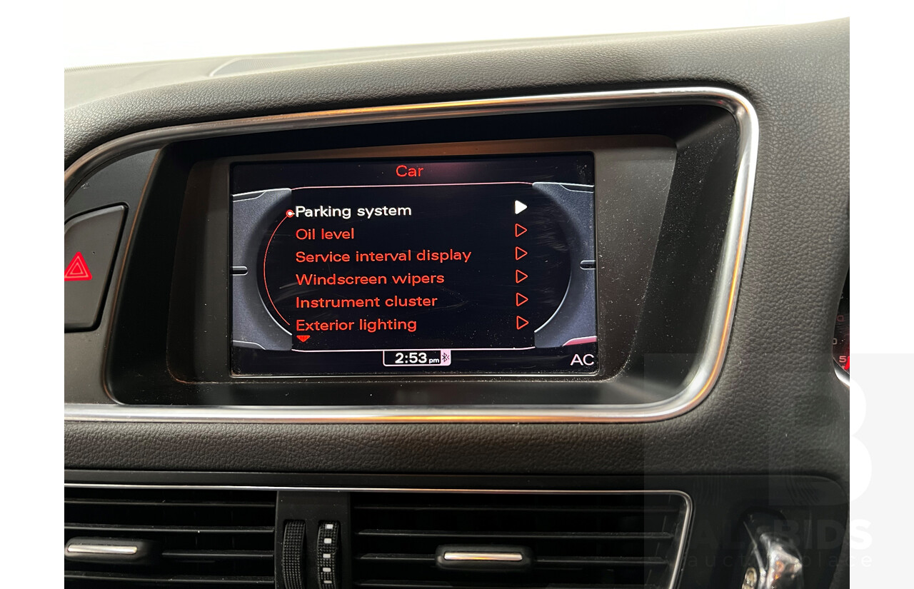 4/2011 Audi Q5 3.0 TDI Quattro 8R MY11 4d Wagon Maroon 3.0L