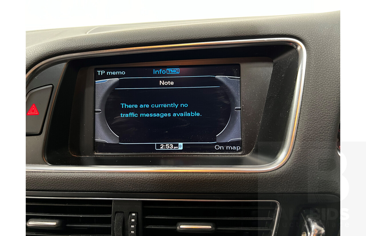 4/2011 Audi Q5 3.0 TDI Quattro 8R MY11 4d Wagon Maroon 3.0L