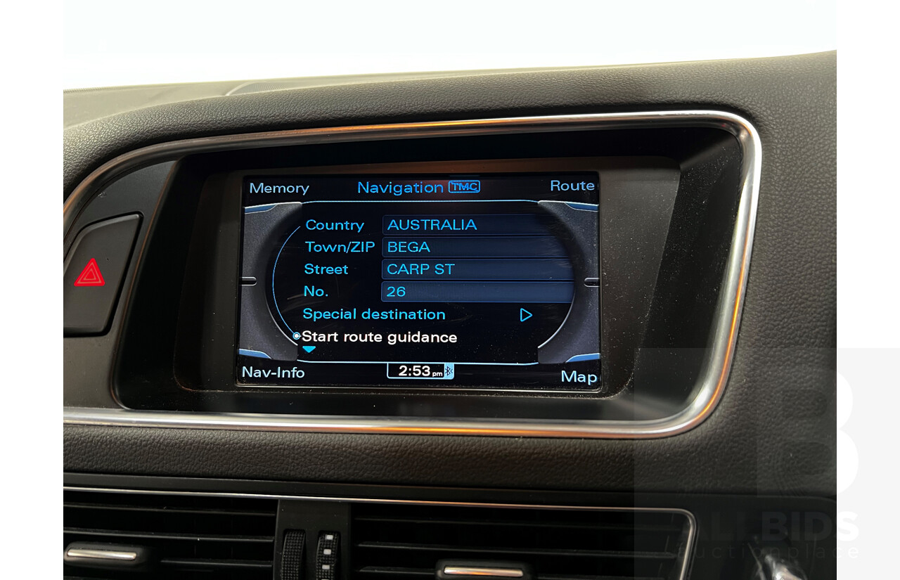 4/2011 Audi Q5 3.0 TDI Quattro 8R MY11 4d Wagon Maroon 3.0L