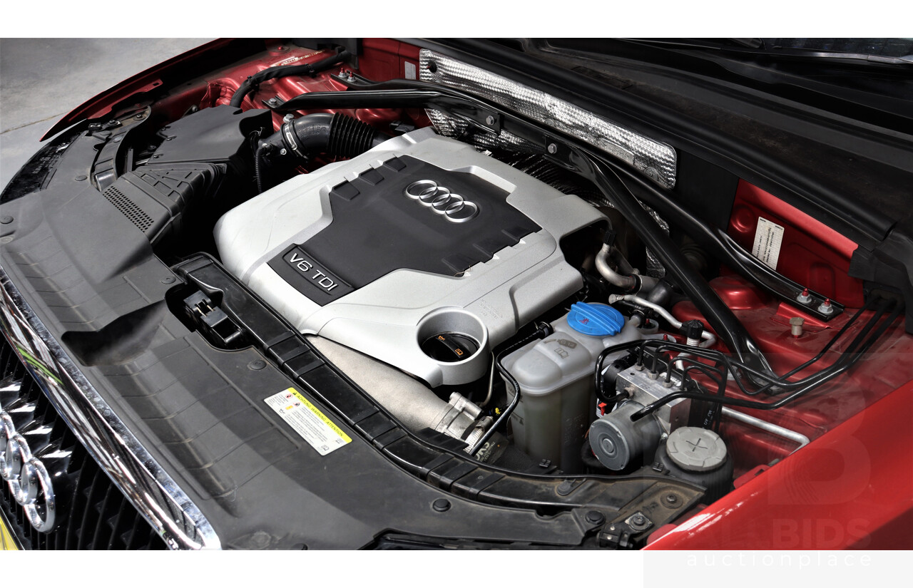 4/2011 Audi Q5 3.0 TDI Quattro 8R MY11 4d Wagon Maroon 3.0L