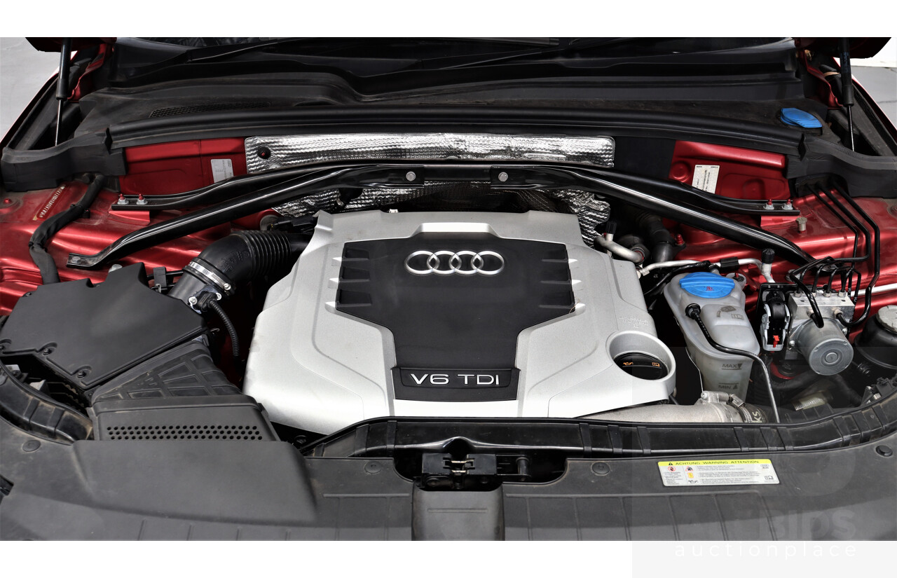 4/2011 Audi Q5 3.0 TDI Quattro 8R MY11 4d Wagon Maroon 3.0L