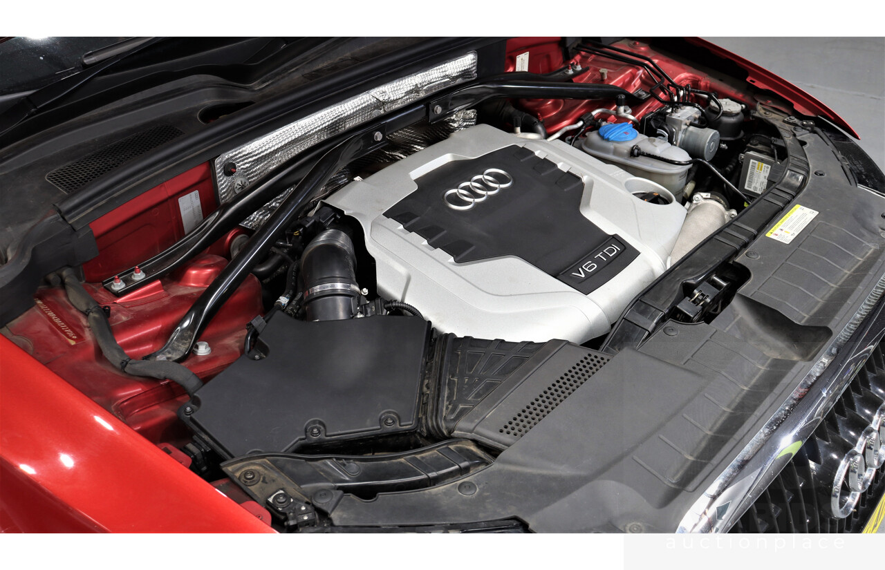 4/2011 Audi Q5 3.0 TDI Quattro 8R MY11 4d Wagon Maroon 3.0L