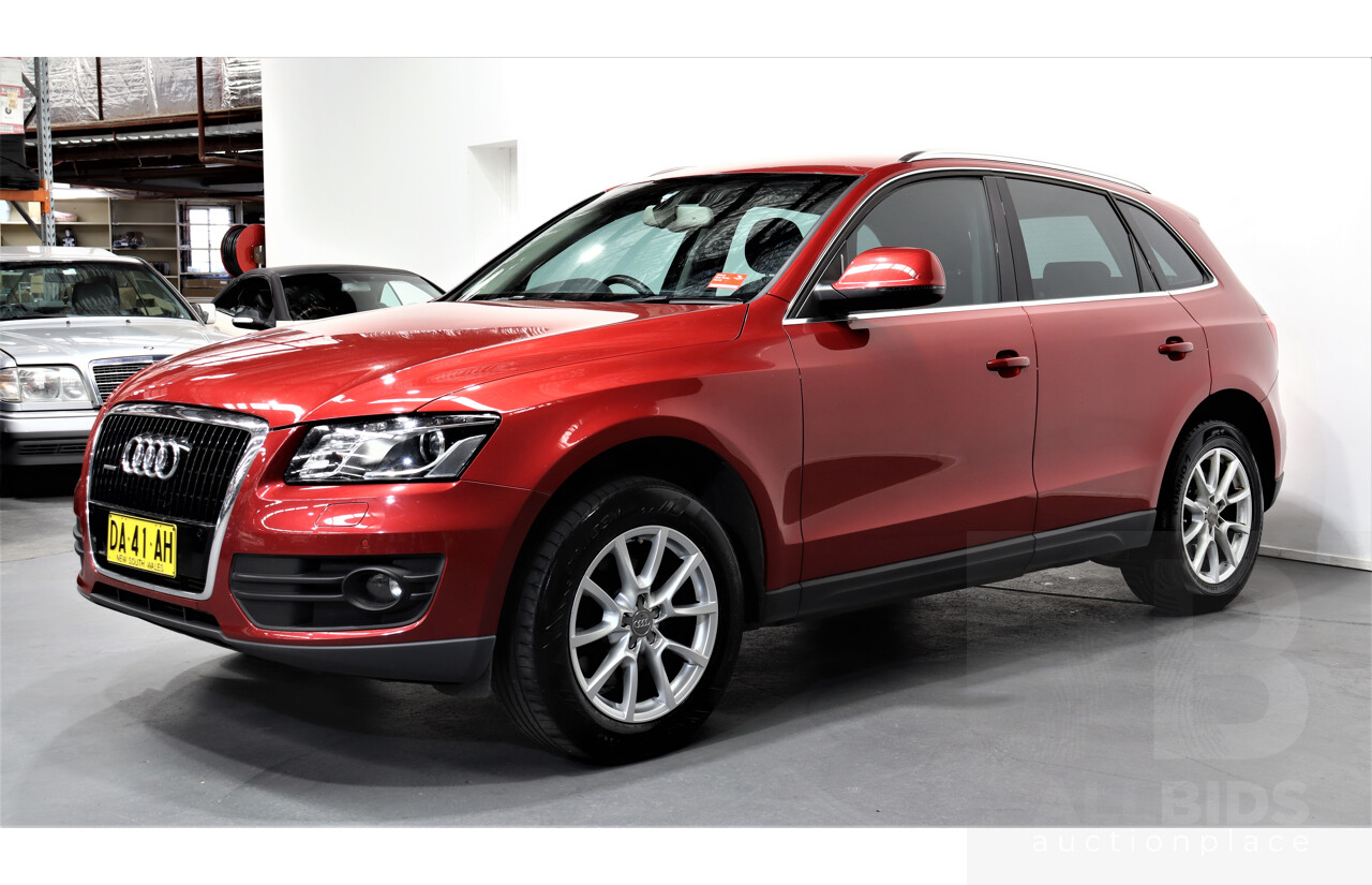 4/2011 Audi Q5 3.0 TDI Quattro 8R MY11 4d Wagon Maroon 3.0L