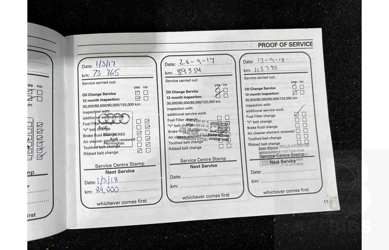 4/2011 Audi Q5 3.0 TDI Quattro 8R MY11 4d Wagon Maroon 3.0L