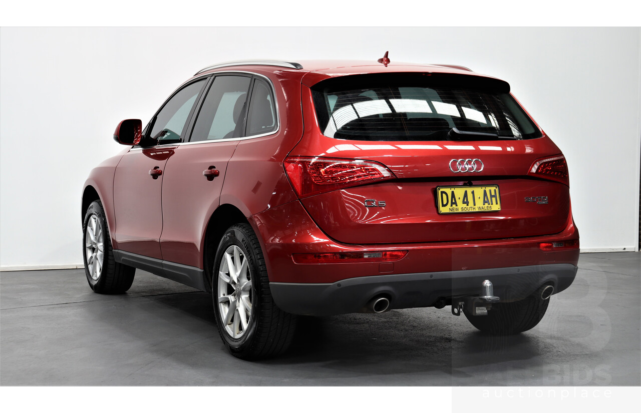 4/2011 Audi Q5 3.0 TDI Quattro 8R MY11 4d Wagon Maroon 3.0L