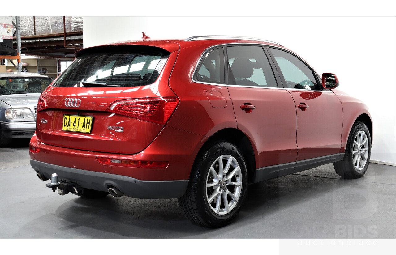 4/2011 Audi Q5 3.0 TDI Quattro 8R MY11 4d Wagon Maroon 3.0L