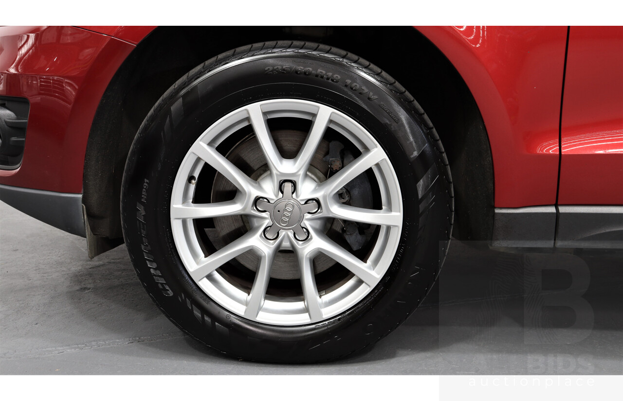 4/2011 Audi Q5 3.0 TDI Quattro 8R MY11 4d Wagon Maroon 3.0L