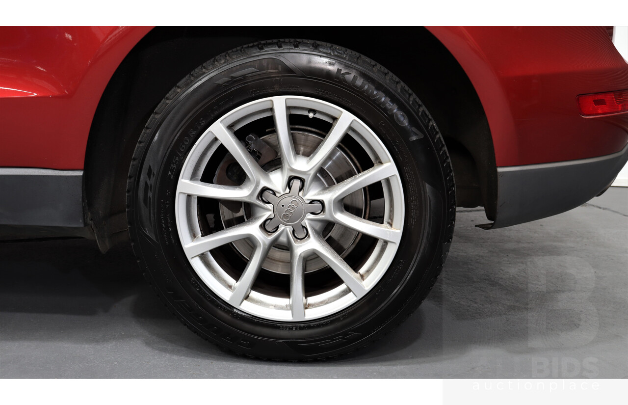 4/2011 Audi Q5 3.0 TDI Quattro 8R MY11 4d Wagon Maroon 3.0L
