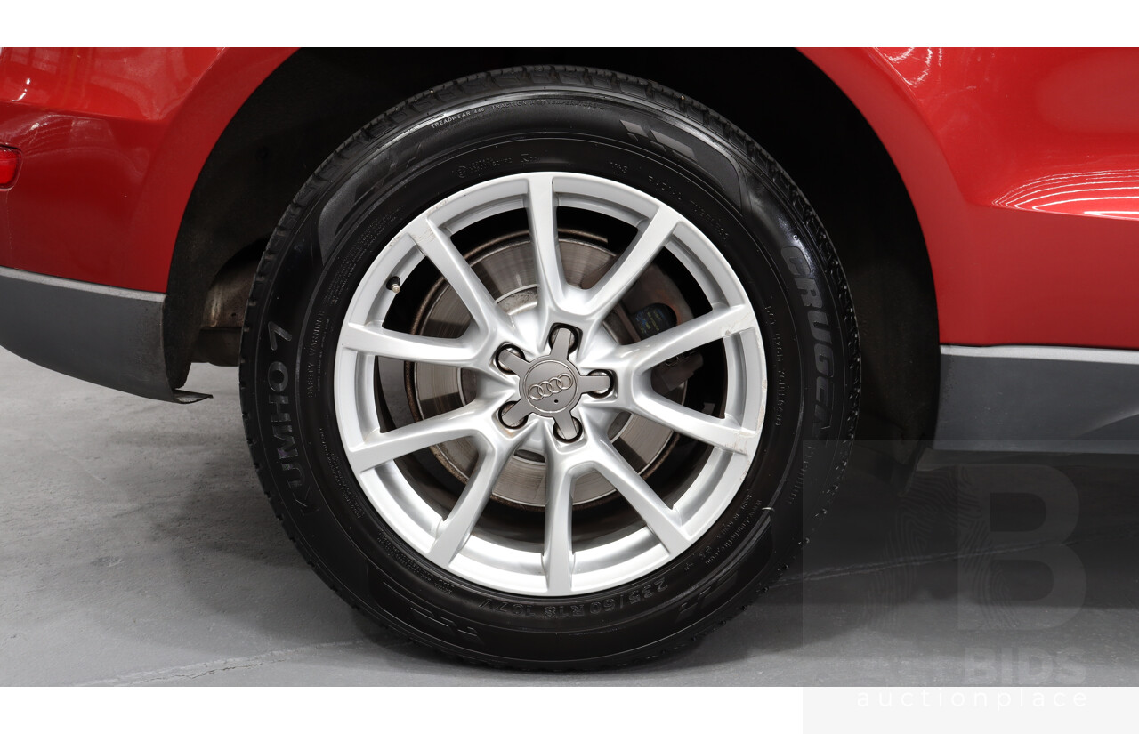 4/2011 Audi Q5 3.0 TDI Quattro 8R MY11 4d Wagon Maroon 3.0L
