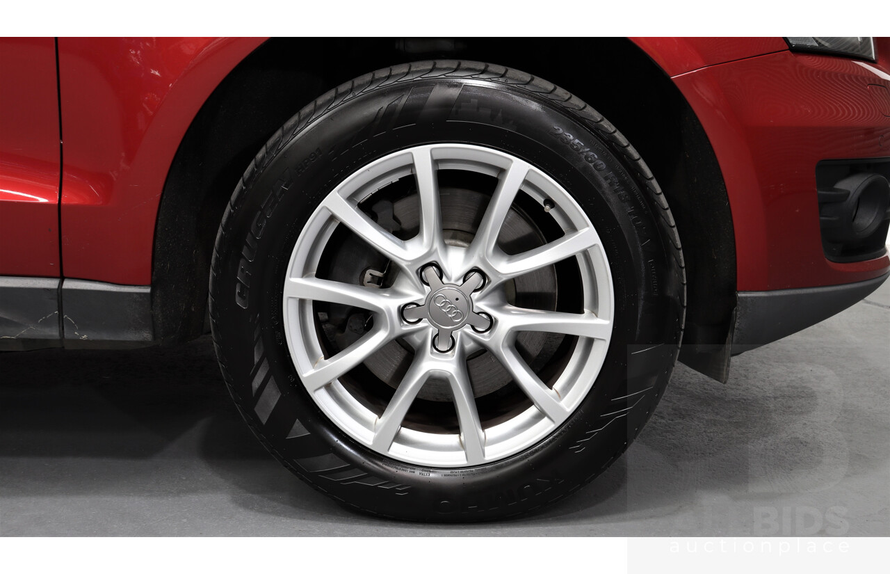 4/2011 Audi Q5 3.0 TDI Quattro 8R MY11 4d Wagon Maroon 3.0L