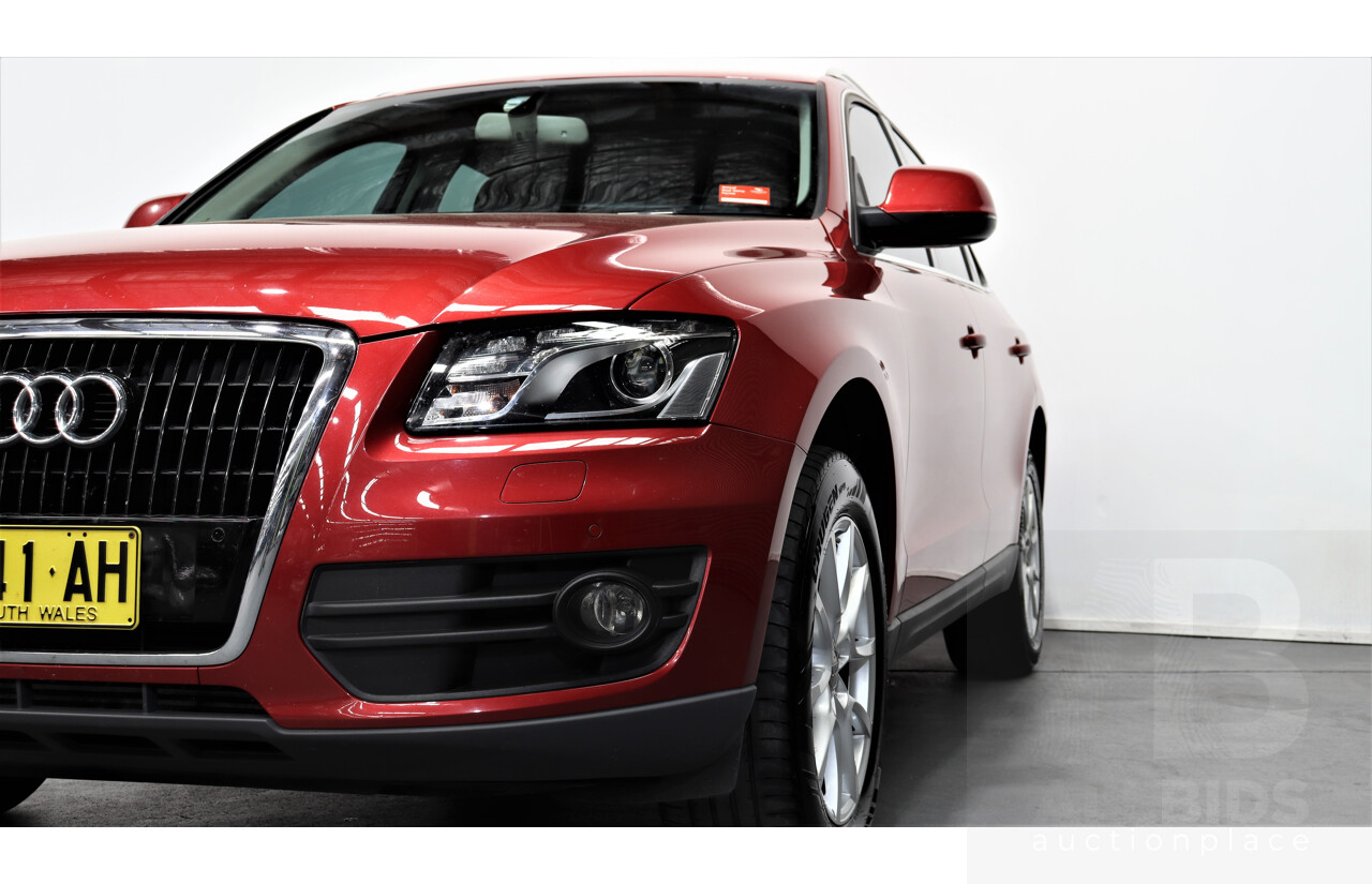 4/2011 Audi Q5 3.0 TDI Quattro 8R MY11 4d Wagon Maroon 3.0L