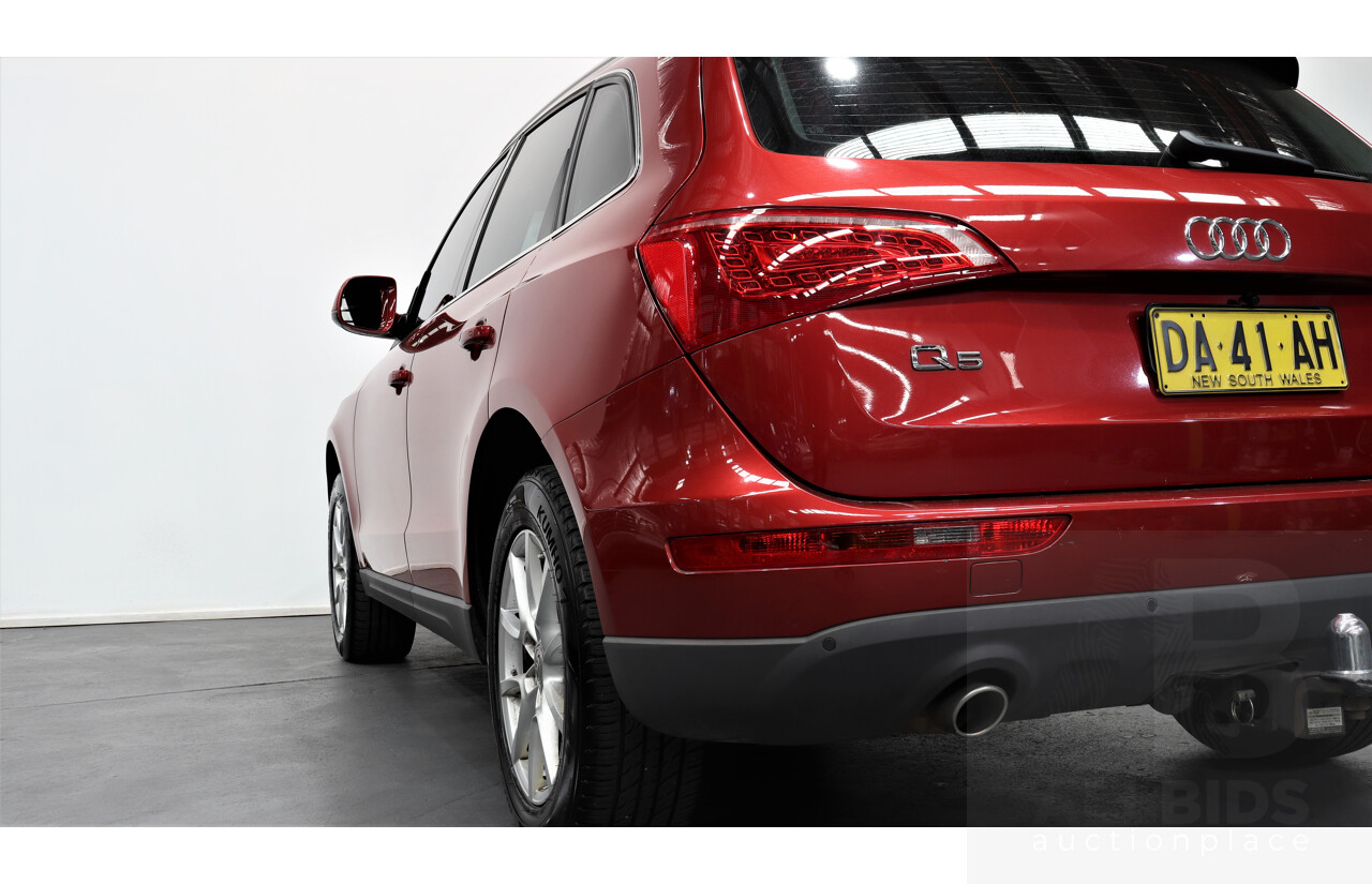 4/2011 Audi Q5 3.0 TDI Quattro 8R MY11 4d Wagon Maroon 3.0L