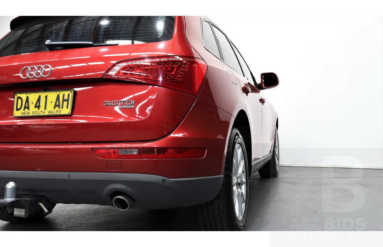 4/2011 Audi Q5 3.0 TDI Quattro 8R MY11 4d Wagon Maroon 3.0L