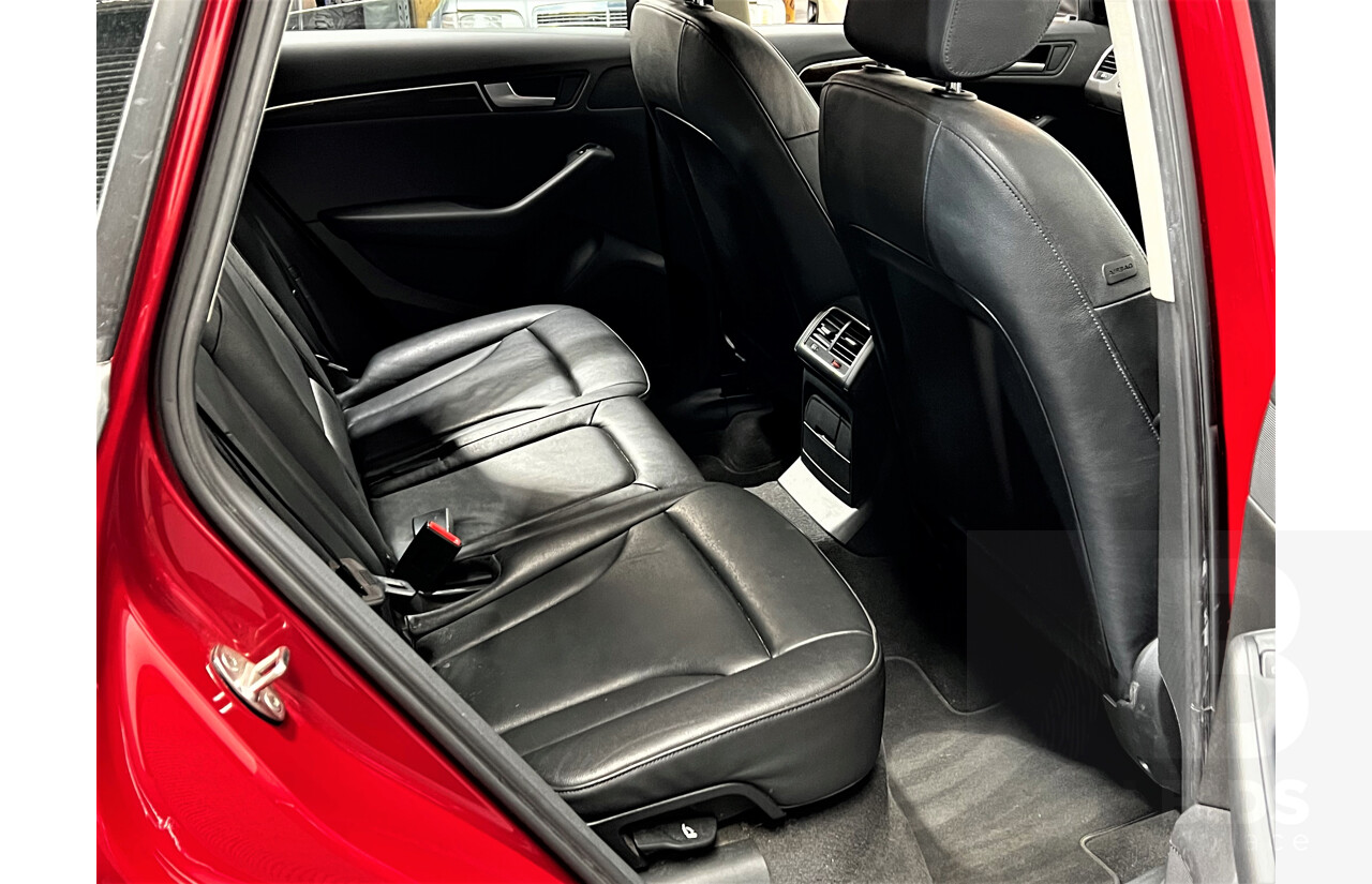 4/2011 Audi Q5 3.0 TDI Quattro 8R MY11 4d Wagon Maroon 3.0L