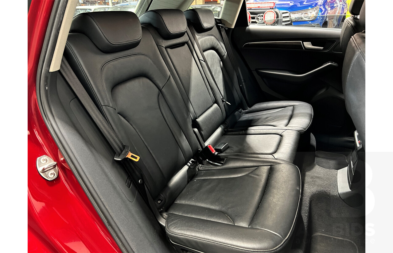 4/2011 Audi Q5 3.0 TDI Quattro 8R MY11 4d Wagon Maroon 3.0L