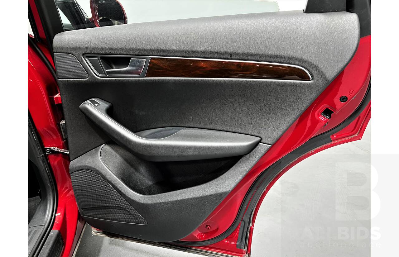 4/2011 Audi Q5 3.0 TDI Quattro 8R MY11 4d Wagon Maroon 3.0L