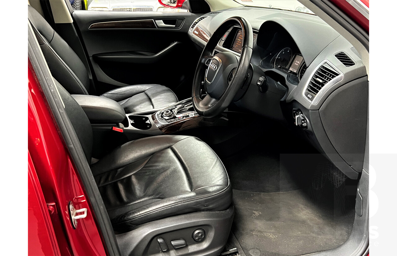 4/2011 Audi Q5 3.0 TDI Quattro 8R MY11 4d Wagon Maroon 3.0L