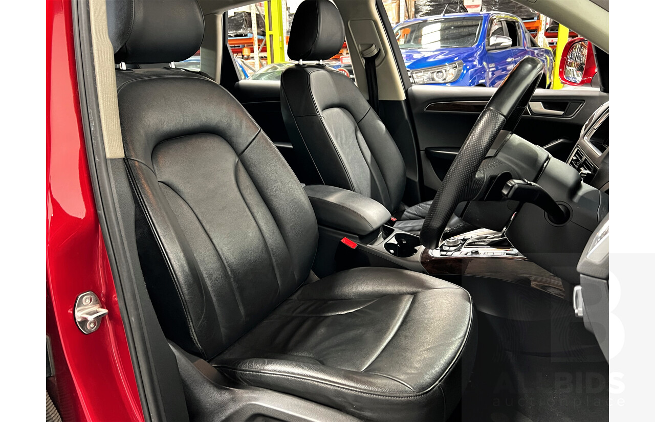 4/2011 Audi Q5 3.0 TDI Quattro 8R MY11 4d Wagon Maroon 3.0L