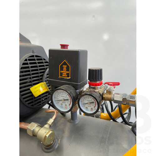 Black Ridge 2.5HP Air Compressor 40 L - BRC180 Inc. Air Tool Cabinet, Air Hoses, 1/2 Inch Torque Wrench