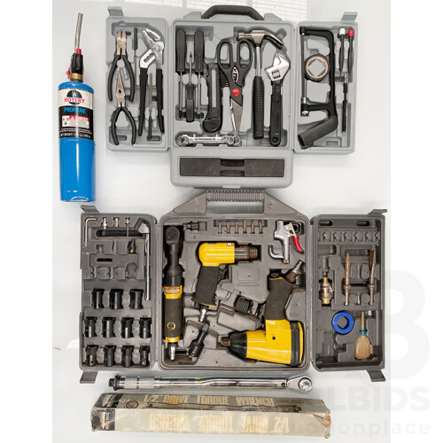 Black Ridge 2.5HP Air Compressor 40 L - BRC180 Inc. Air Tool Cabinet, Air Hoses, 1/2 Inch Torque Wrench
