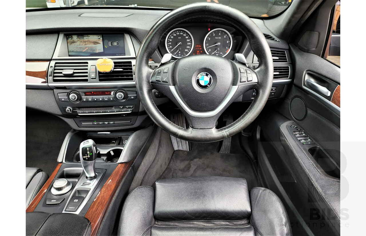 7/2009 BMW X6 Xdrive 35i E71 4d Coupe Black 3.0L Turbo Petrol