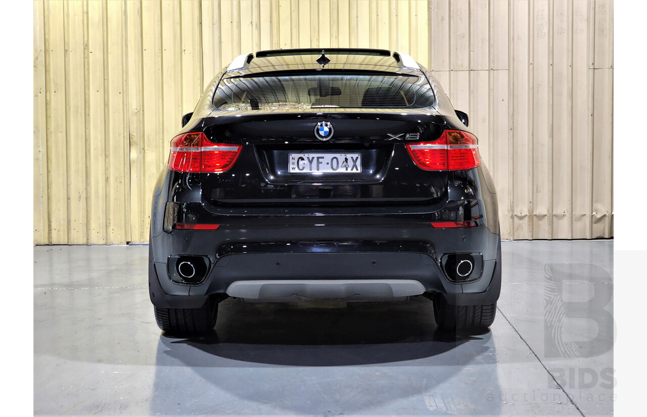 7/2009 BMW X6 Xdrive 35i E71 4d Coupe Black 3.0L Turbo Petrol