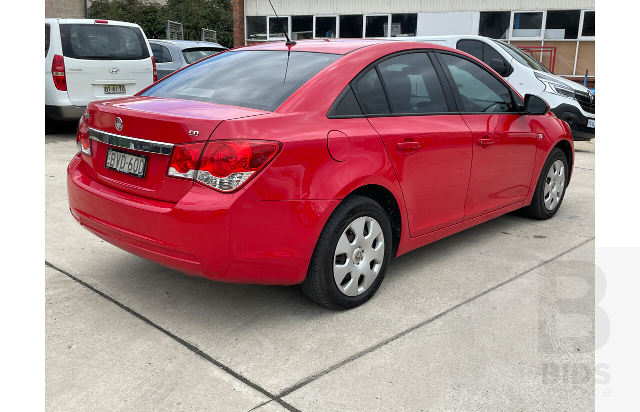5/2011 Holden Cruze CD JG 4d Sedan Red 1.8L