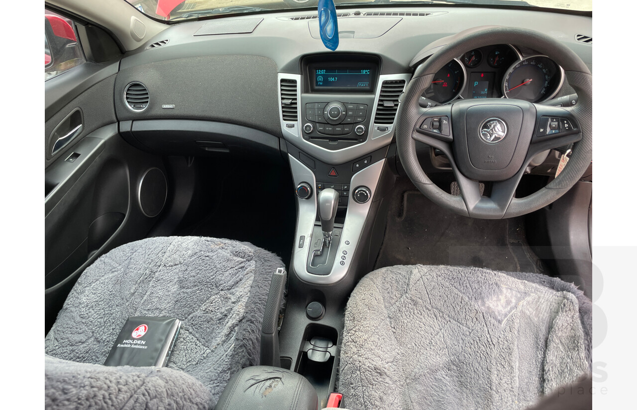 5/2011 Holden Cruze CD JG 4d Sedan Red 1.8L