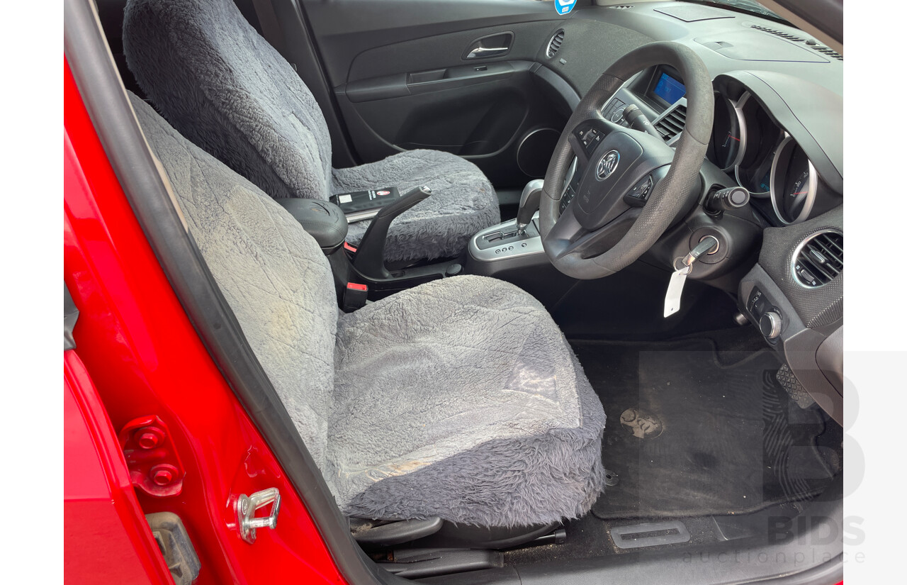 5/2011 Holden Cruze CD JG 4d Sedan Red 1.8L