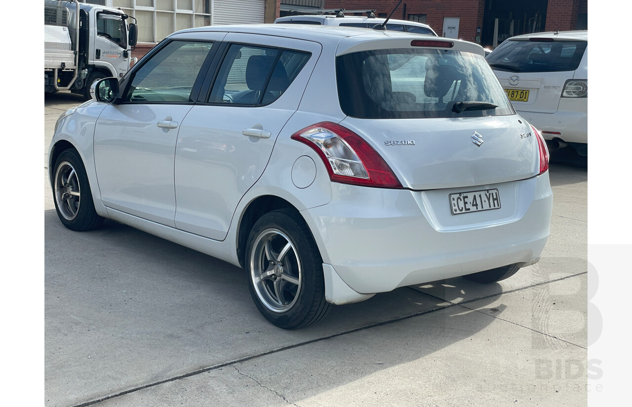 3/2013 Suzuki Swift GL FZ MY13 5d Hatchback White 1.4L